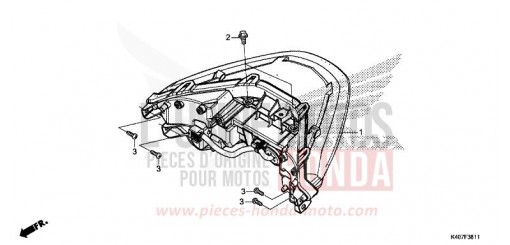 REAR COMBINATION LIGHT (NSS125ADK) NSS125ADK de 2020